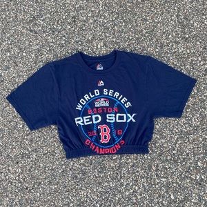 Boston Red Sox Crop Top